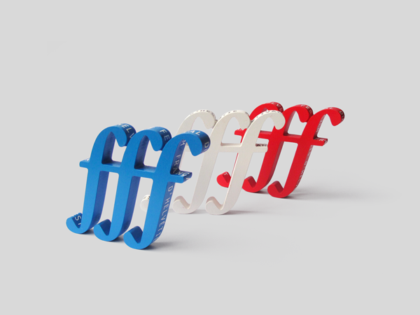 Kleines FFF-Logo aus Holz